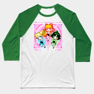 Super Power Girls Baseball T-Shirt